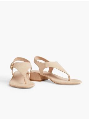 Stuart Weitzman
Women's Faux pearl-embellished suede beige sandals 6.5 
$395
New